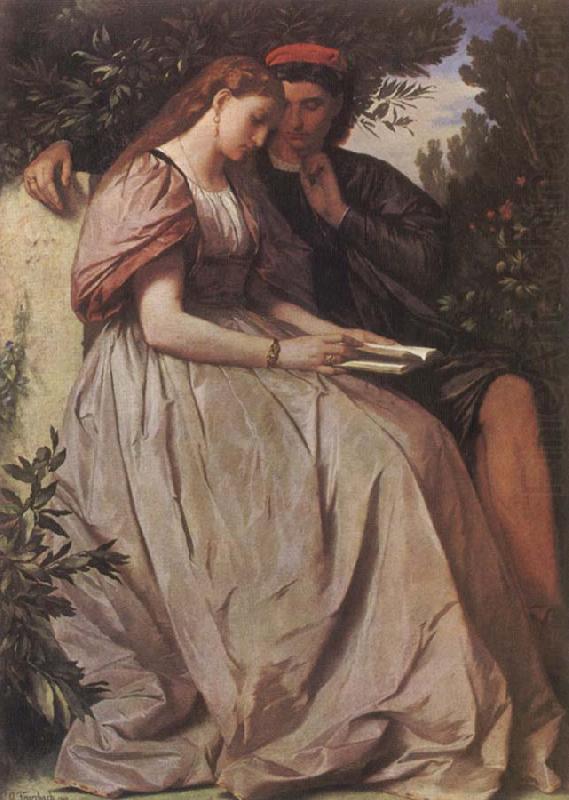 Anselm Feuerbach Paolo and Francesca china oil painting image